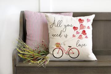 All You Need Is Love 18x18 inch Pillow Cover